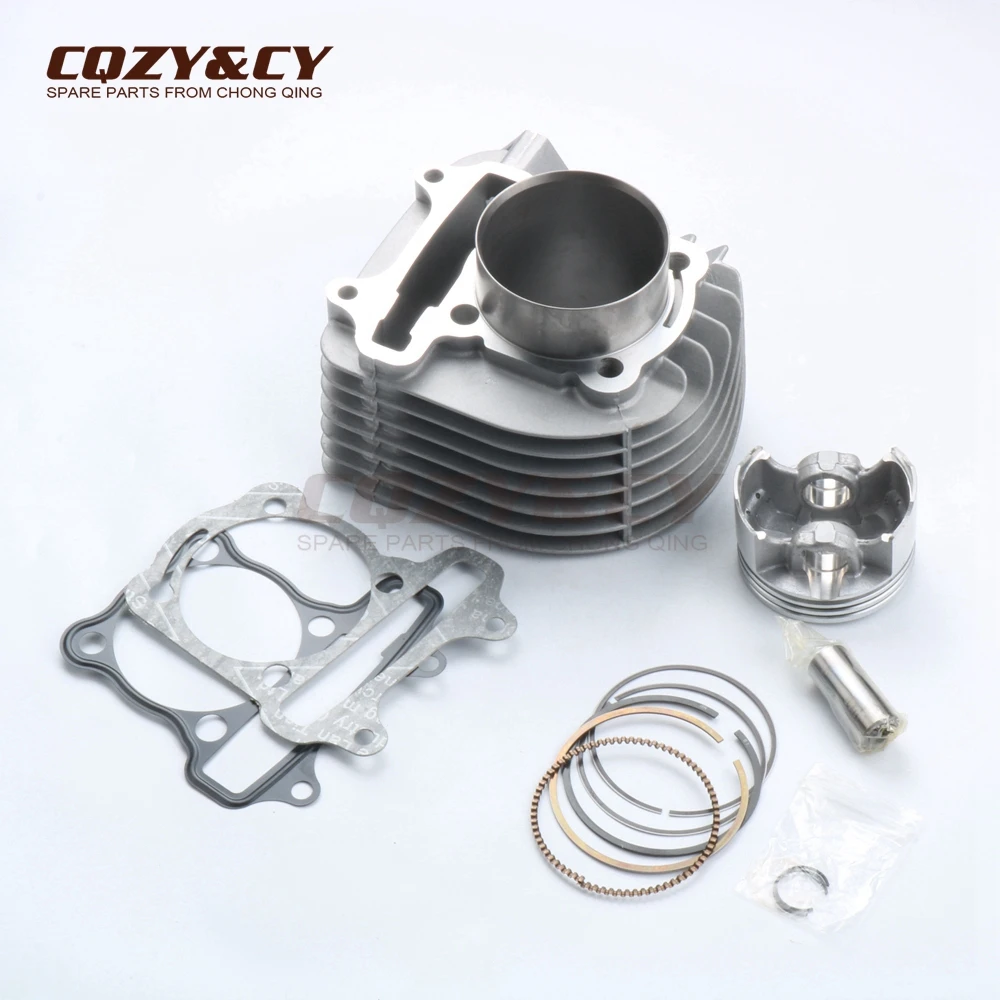 63mm / 15mm 4 Valves 200cc big bore Cylinder Set for GY6 152QMI 157QMJ 125cc 150cc 4V