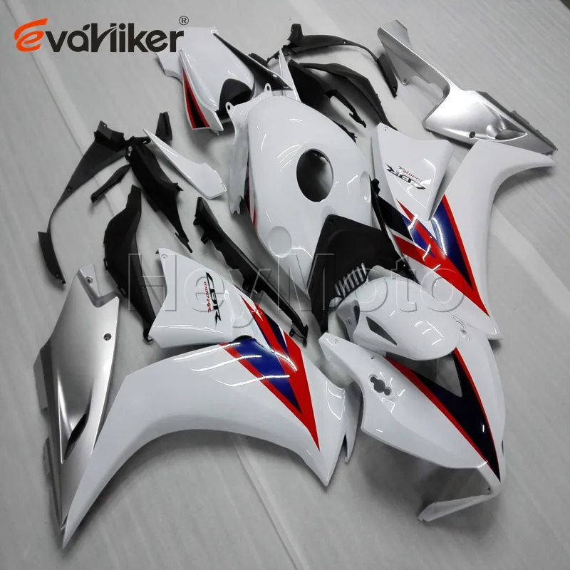 ABS fairing sepeda motor untuk CBR1000RR 2012 2013 2014 2015 2016 putih perak kit kerja badan sepeda motor cetakan injeksi