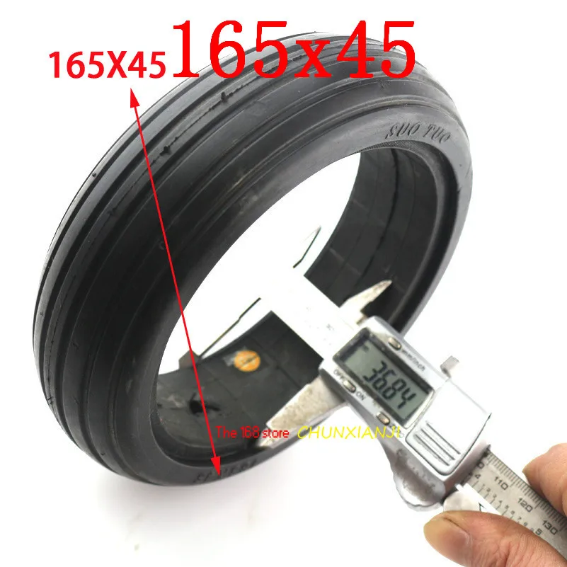 Lightning shipment 165x45 tyre 6.5 inch Non-inflatable tire for Two Wheels Hoverboards and Electric Scooters165*45