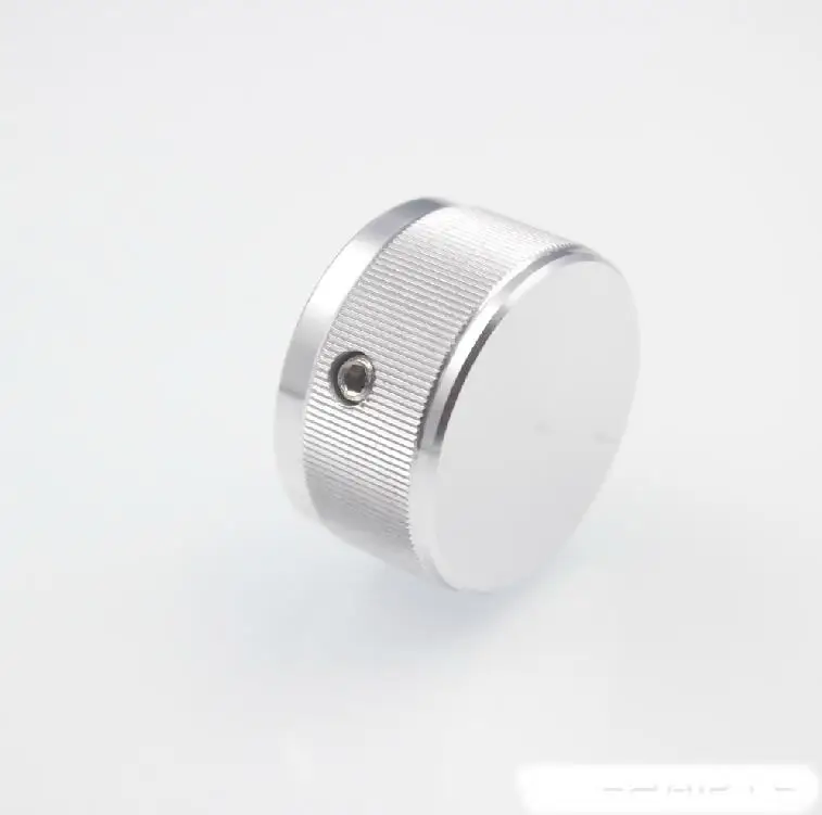 1PCSอลูมิเนียมลูกบิดหลอดเครื่องขยายเสียงCDปริมาณลูกบิดPotentiometer Cap 30X16 มม.จุด