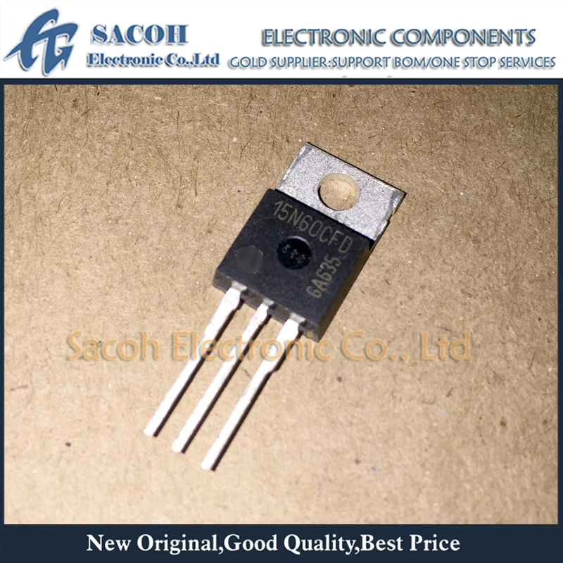 

Refurbished Original 10Pcs/Lot SPP15N60CFD OR SPA15N60CFD OR SPI15N60CFD 15N60CFD TO-220/220F/262 15A 600V N-ch MOSFET