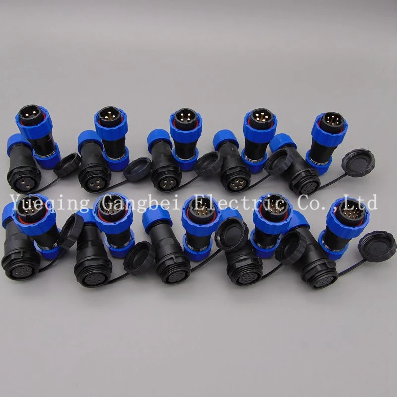 

SP2110 2pin 3pin 4pin 5pin 6pin 7pin 8pin 9pin 10pin 12pin 14pin Docking Waterproof Aviation Connector Industrial Connector SP20