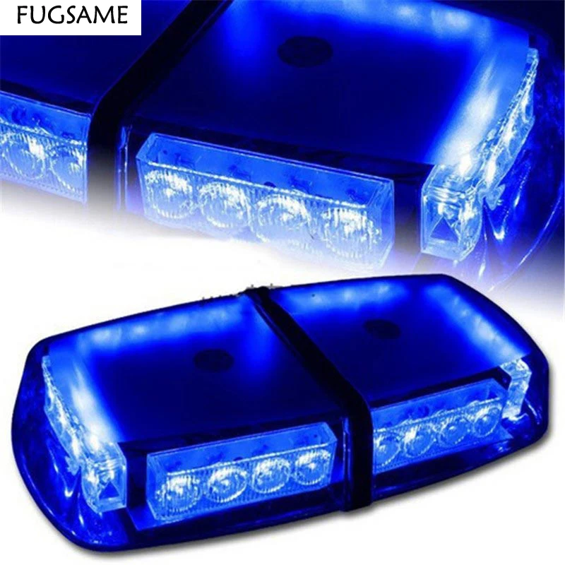 FUGSAME Free Shipping, Roof ceiling light lamp adjustable high power 24led flash   lamp cycle lightbar