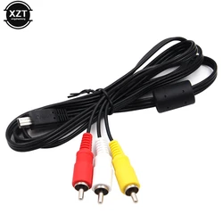 Mini USB to 3 RCA AV Cable Camera Audio Video for Canon EOS 5D2 5D Mark III 6D 7D 60D 70D 700D 760D G7X G1X SX50 G16 IS 980 new