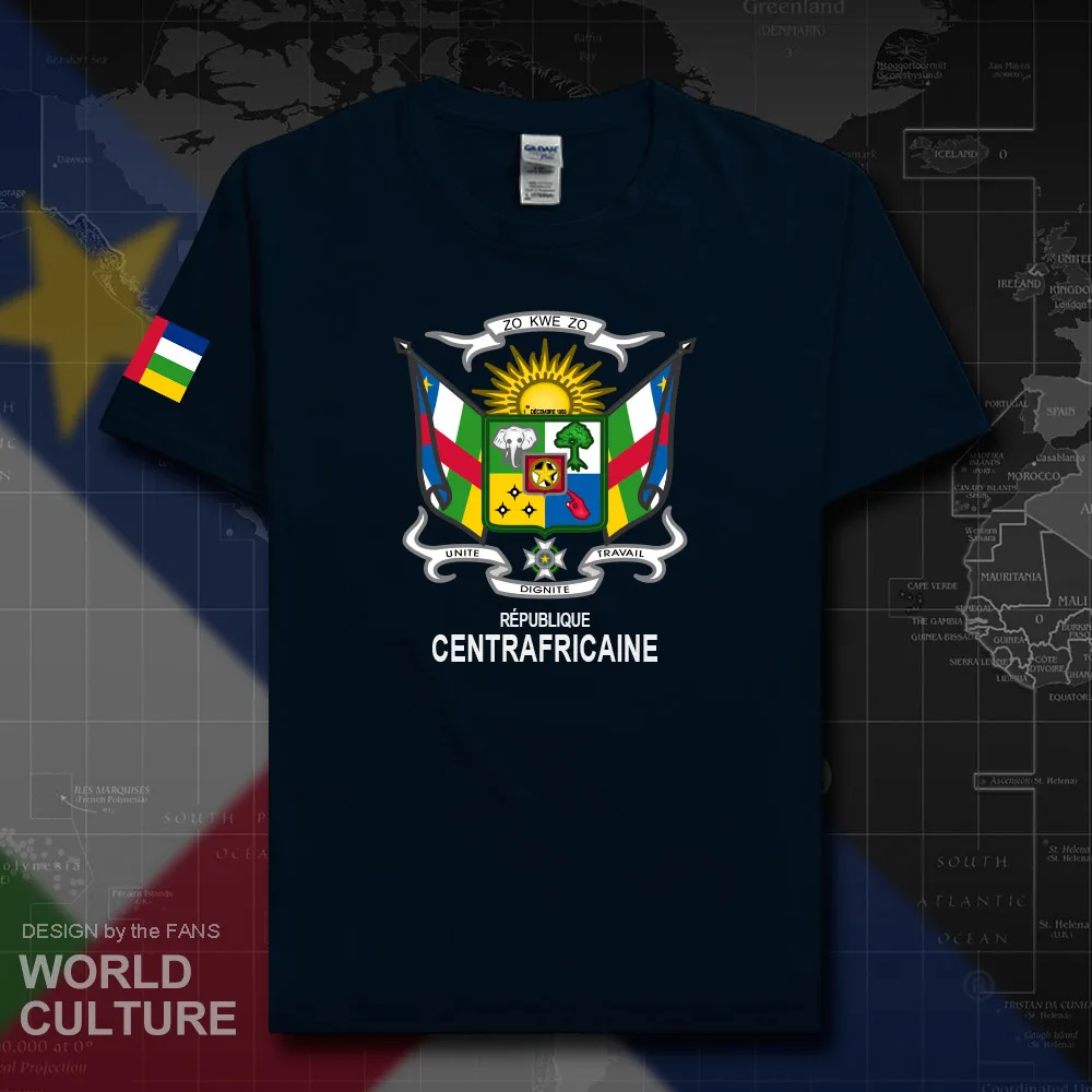 Central African Republic Centrafrique t shirt 2019 jerseys nation team tshirt 100% cotton t-shirt clothing tees country CAF 20