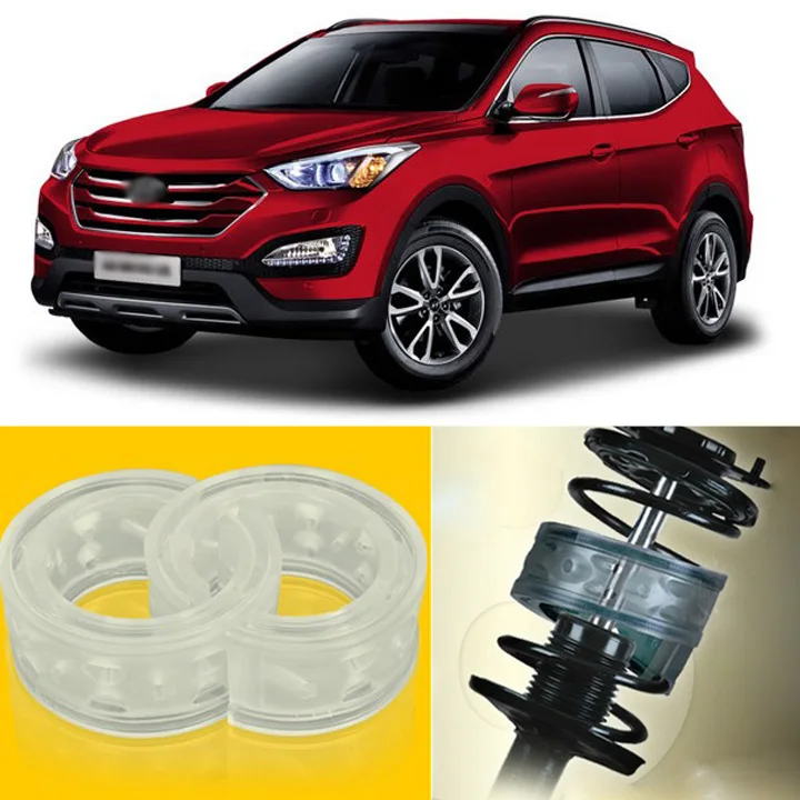 

2pcs Power Front /Rear Shock Suspension Cushion Buffer Spring Bumper For Hyundai Santa Fe 2013-2018