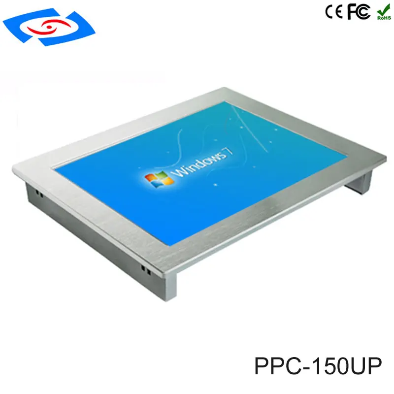 

High Quality 15 inch Embedded Mini Fanless Industrial Panel PC With With 1xVGA 1xHDM 2xLAN Support WiFi/4G/LTE Application KTV