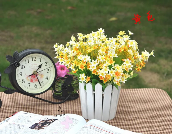 Venta de fábrica] pequeñas flores artificiales hexagonales fabricantes de flores de simulación apertura de la Casa de la boda con flores