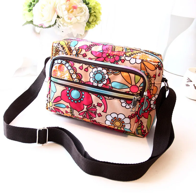 Fashion Nylon Waterproof Women Travel Small Handbags Mummy Mother Shoulder Bag Crossbody Messenger Diapering