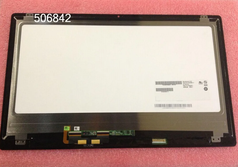 Imagem -02 - Toque Digitalizador da Tela Lcd para a e er a Spire r7 R7571 B156han01.2 R7-571g 15.6