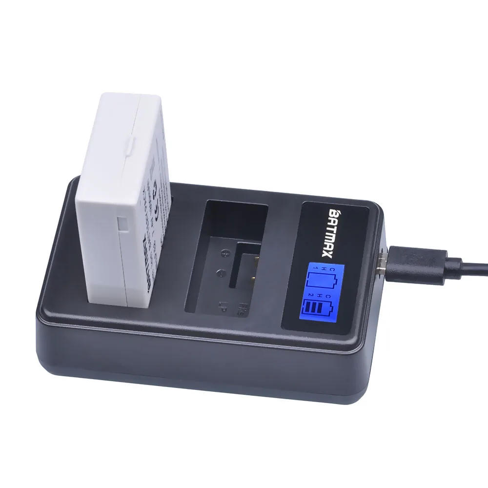 2 uds 1800mah LP-E8 LPE8 LP E8 batería AKKU + LCD cargador Dual para Canon EOS 550D 600D 650D 700D X4 X5 X6i X7i T2i T3i