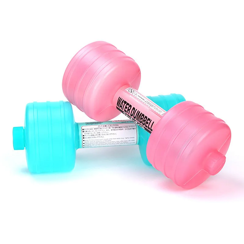 1pcs 1kg New Injection Water Dumbbells for Fitness Aquatic Barbell Gym Weight Loss Exercise Equipment Women Comprehensive