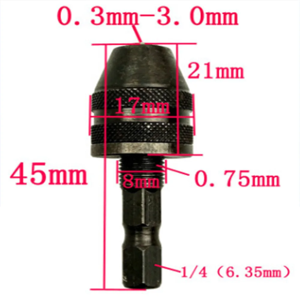 

Electric grinder chuck 0.3-3.9mm impact drill Household electric drill chuck Multi-function electric drill accessories custom