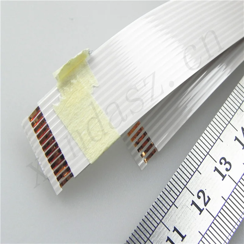 18MM width1.4MM 12P G type 660MM length Insulating film 80uM airbag ffc cables for renault megane II