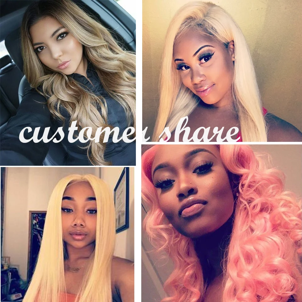 New Star Brazilian 613 Straight Hair Weaving 1/3/4 Platinum Bundles 100% Remy Human Hair 11A Honey Blonde Hair Extensions