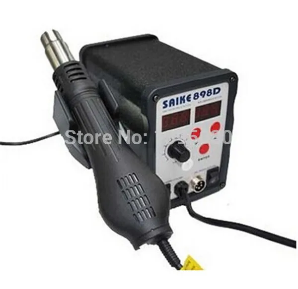 Soldering Station Magnetic Switch Digital Display Automatically Sleep Hot Air Gun 2 In 1 Motherboard Repair Tools Saike 898D