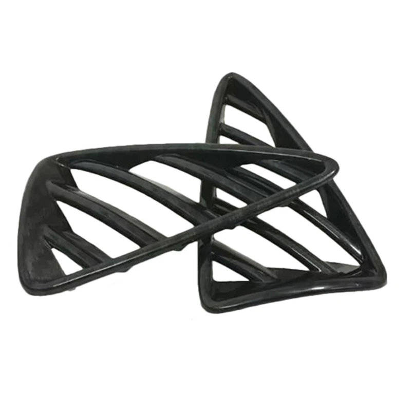 Carbon Fiber Look Upper Air Vent Outlet Cover Trim For Mazda CX-3 CX3 2017 2018