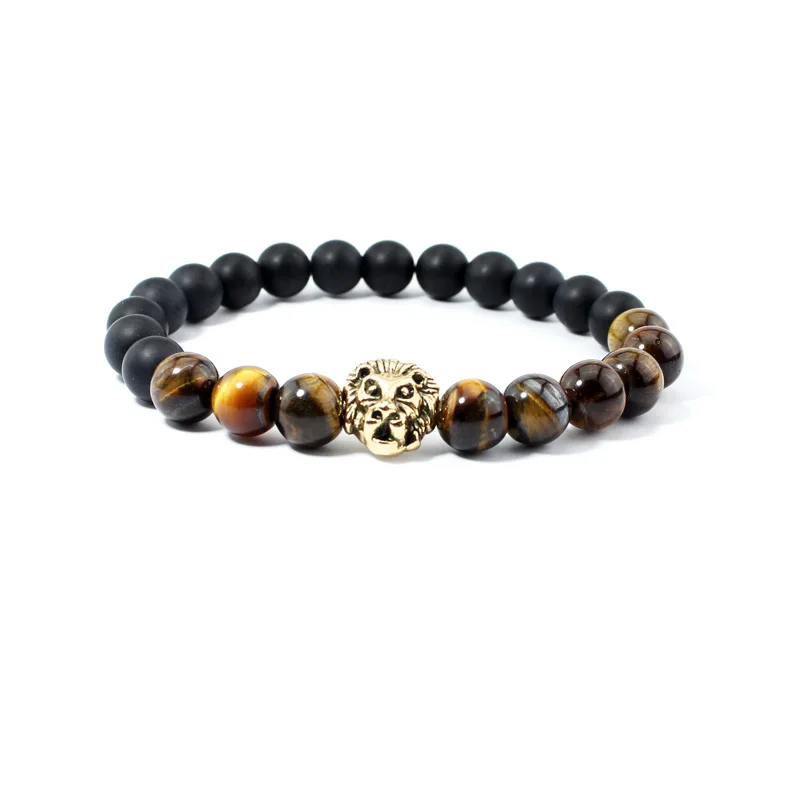Neues Löwenaugen-Stein-Armband aus Naturstein für Damen, Charm-Mode-Perlenarmband für Herren, Yoga-Schmuck, Partygeschenk, Großhandel – Detail 2