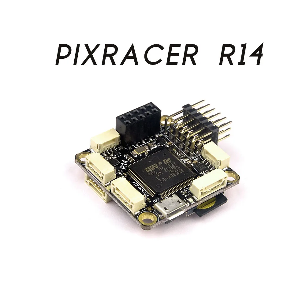 Pixracer R14 F4 Flight Controller With CNC Protective Case ESP8266 Wifi Module Micro SD Card Buzzer RC Quadcopter Transmission