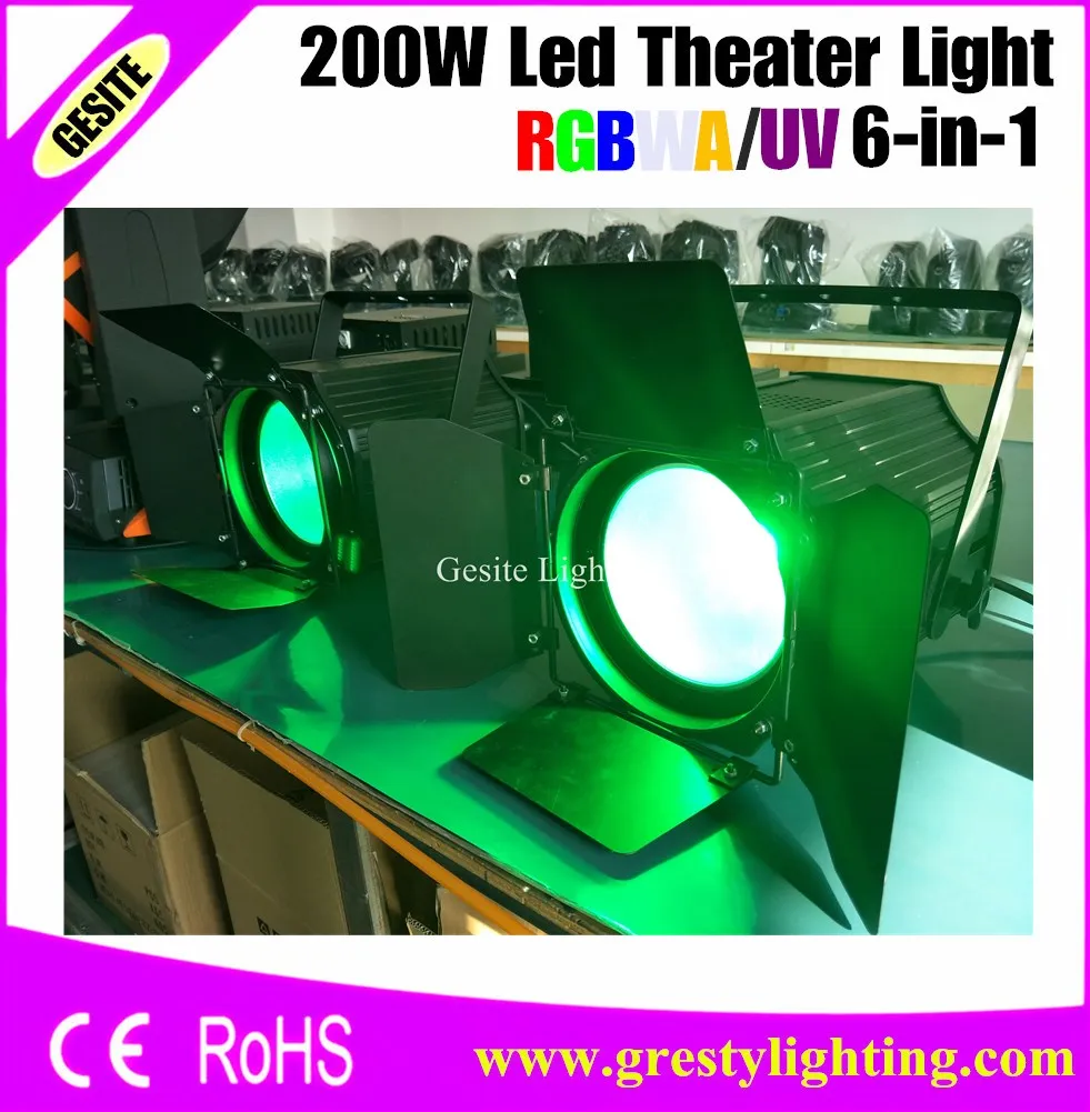 2pcs/lot High Brightness Aluminium Case Warm White 100W Cob Led Par Light Dmx Stage Lights