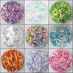 2000pcs/Lot 3x14mm Rectangle Cup Loose Sequins for Shoes&Cap&Clothing Sewing decoration materials/Wedding beauty accessories