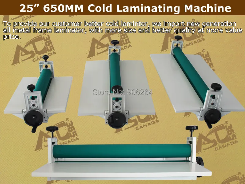 Wholesale Cold Laminator All Metal Frame 650mm Manual Laminating Machine Photo Vinyl Protect Rubber