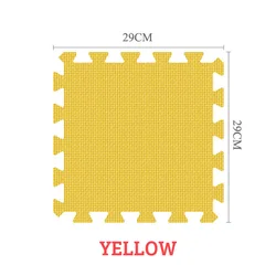 MQIAOHAM 1 pezzo 11,41 pollici * 11,41 pollici * 0,31 pollici Tappetino puzzle da gioco in schiuma EVA per bambini ad incastro