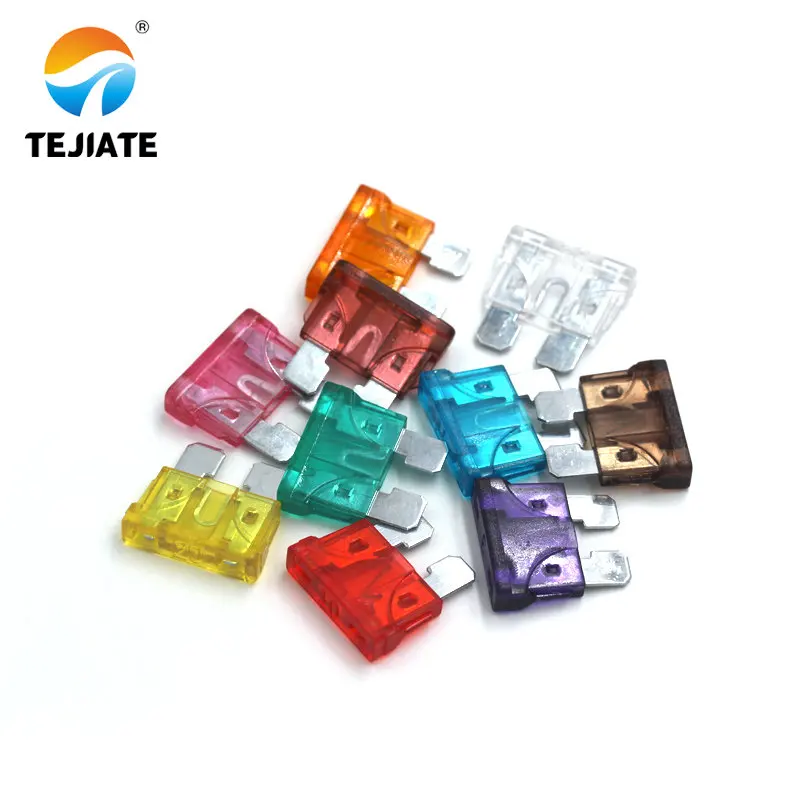 10PCS Auto Car Truck Standard Blade Fuse 1A 2A 3A 5A 7.5 A 10A 15A 20A 25A 30A 40A Car Boat Truck SUV Automotive Replacement