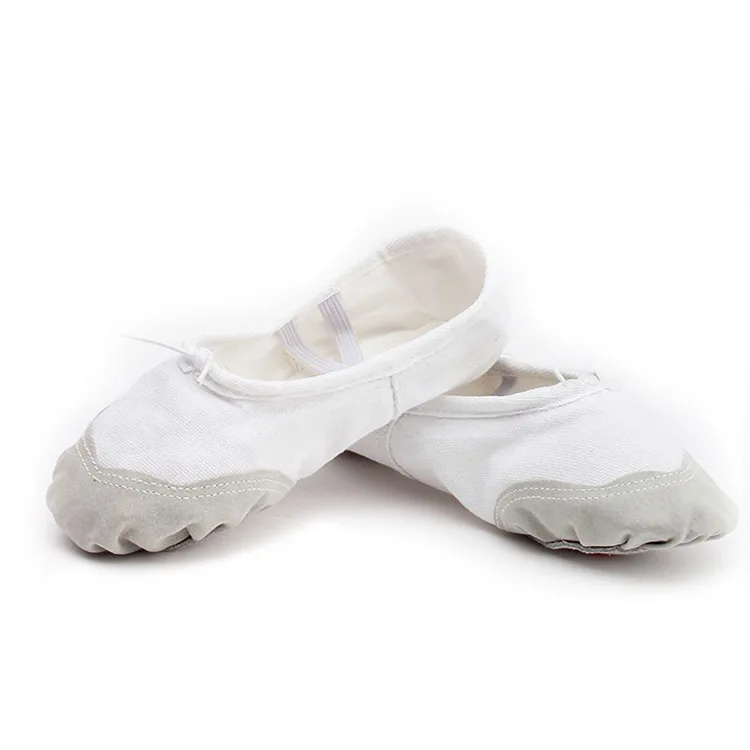 Hot Koop Kind Meisje Vrouwen Soft Split Zool Ademende Lederen Tip Dans Ballet Schoenen Volwassen Canvas Gymnastiek Turnpakje Schoenen