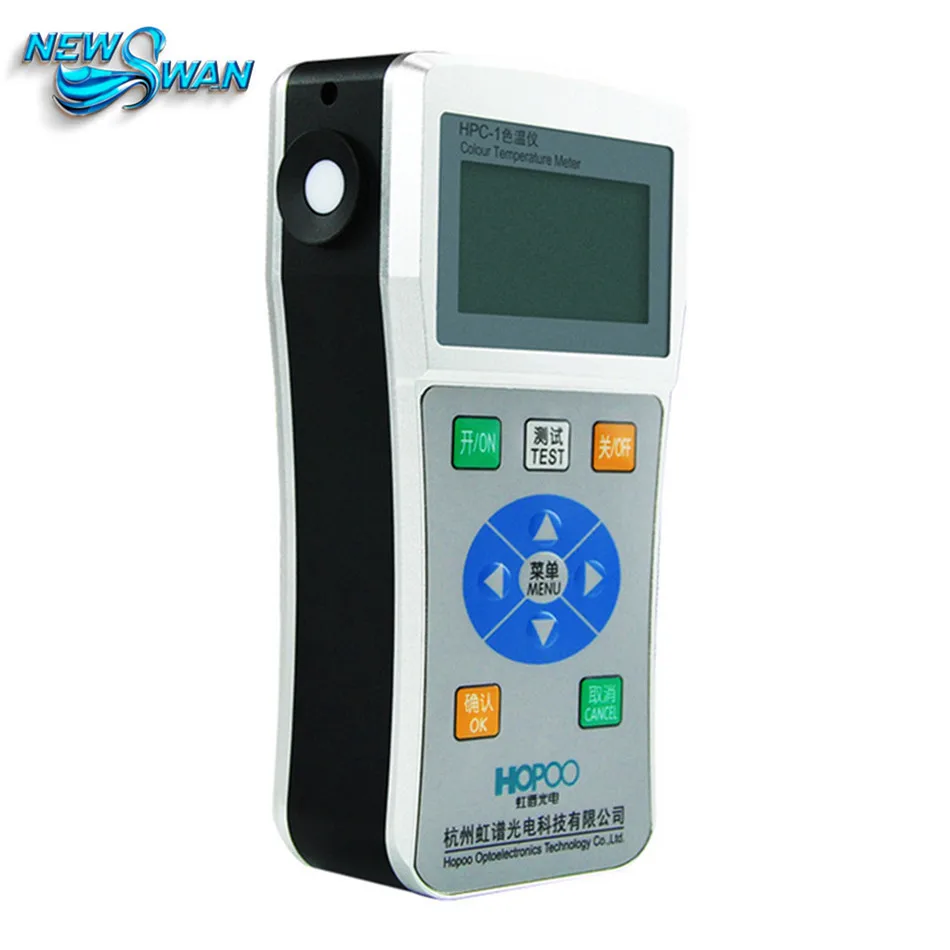 HPC-1 Color Temperature Meter Color Difference Meter  Portable LED Tester 1500k-25000K