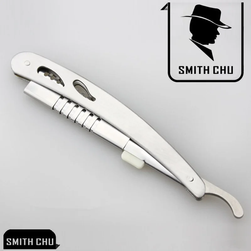 Smith Chu 1 set Straight Barber Edge Steel Razors Folding Shaving Knife With 1 pcs Blades Drop Shipping Wholesale