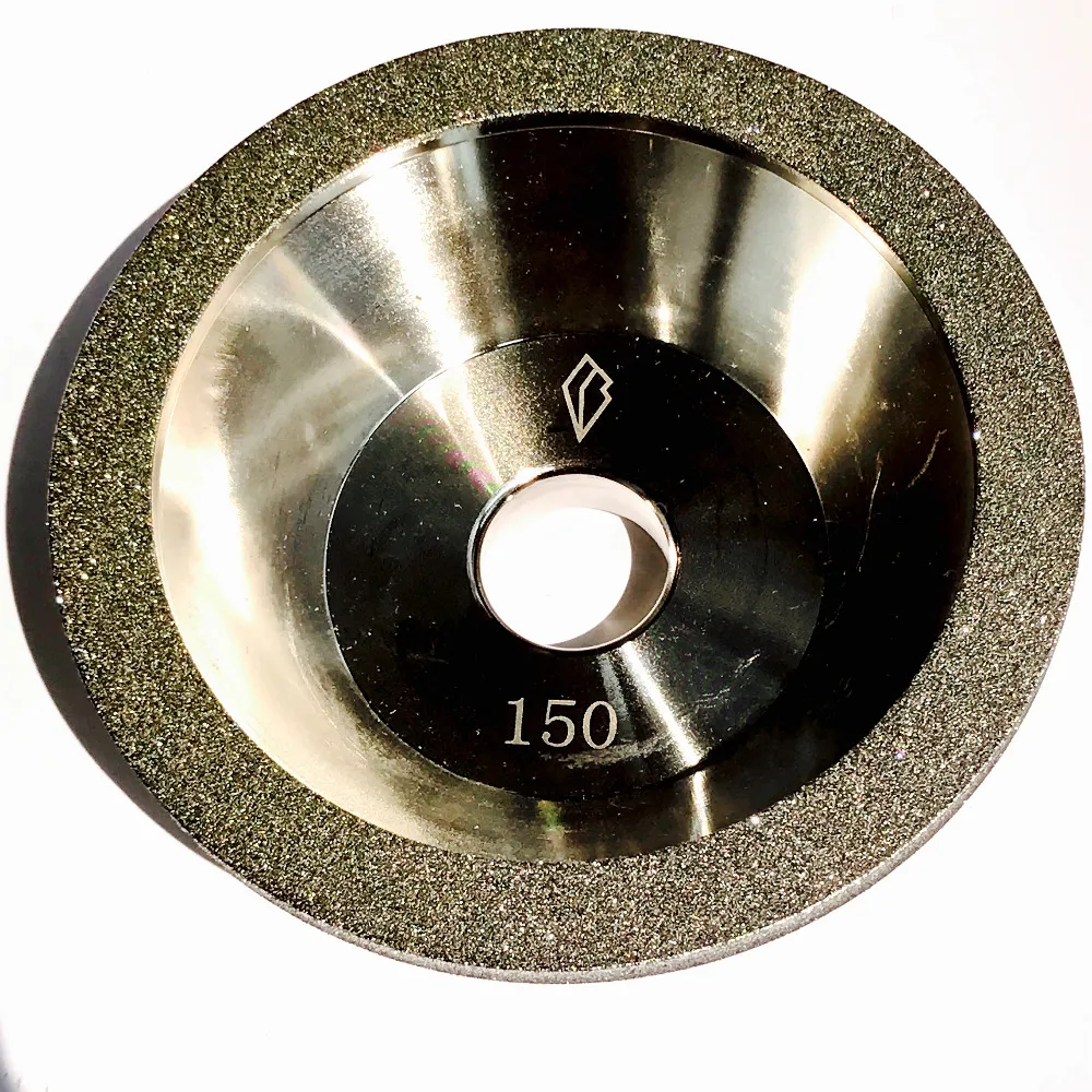 تكلفة البيع 80-600 # 100D * 10 واط * 5U * 20h * 35T سبائك الصلب السلطانية عجلة طحن بتصميم ماسة لشفرات TCT/HSS شحذ جيد حياة عمل طويلة #3