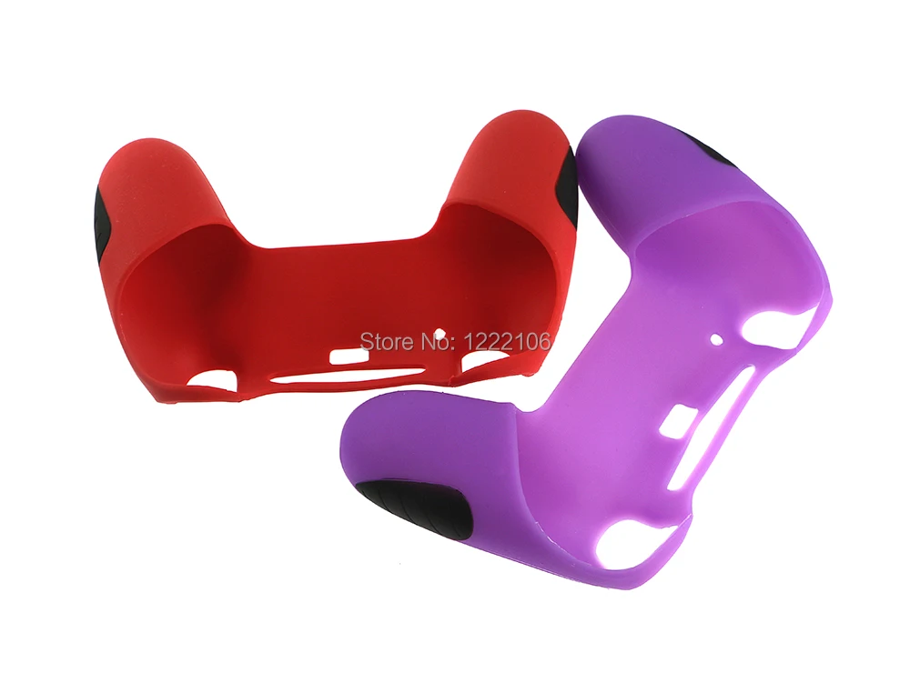 1PCS Soft Silicone Rubber Case Thicker Skin Protective Cover for PS4 Controller