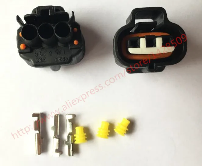 

20 Set Toyota Denso 3 Pin 3 Way Female Waterproof Fuel Injector Connector Plug Socket