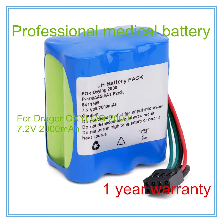 

High Quality For P-100AASJ/A1 Battery | Replacement For OXYLOG 2000, Microvent Electric-driven Ventilator Battery