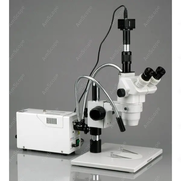 Zoom Stereo Microscope-AmScope Supplies 2X-225X XL-Stand Circuit Inspection Zoom Stereo Microscope + 9MP Digital Camera