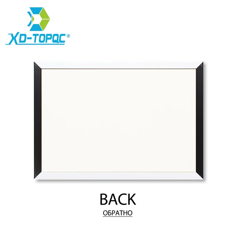 XINDI 35*45cm Whiteboard Magnetische Tekentafel MDF Zwart & Wit Houten Frame Boards Decoratieve White Board Voor business WB09