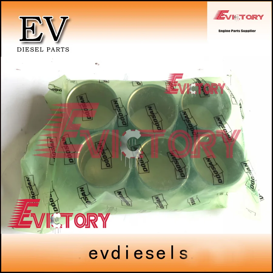 genuine DE12 DE12TIA DE12TIS connecting rod+con rod bushing 65.02405-0011 For Doosan Excavator DH370