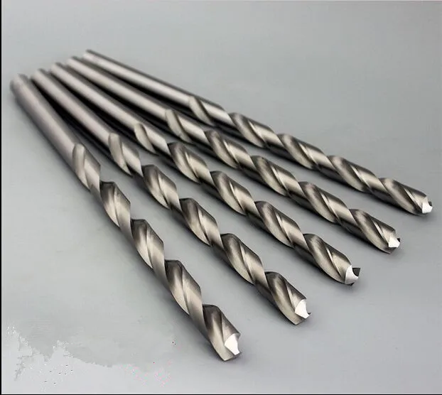 Free delivery 5pcs M8.5 M10 Extra Long 300mm high speed steel extended straight shank twist drill,Drill bits for metal