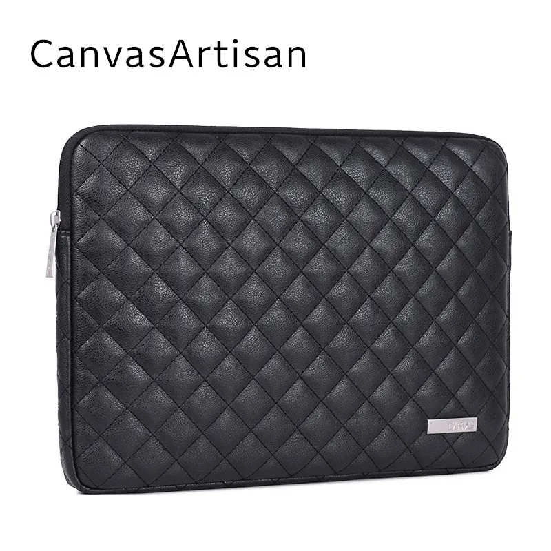 Brand PU Leather Laptop Bag 11,12,13.3,14,15.4,15.6,17.3 Inch,Man Lady Sleeve Case For Macbook Air Pro M1 Notebook Computer L19