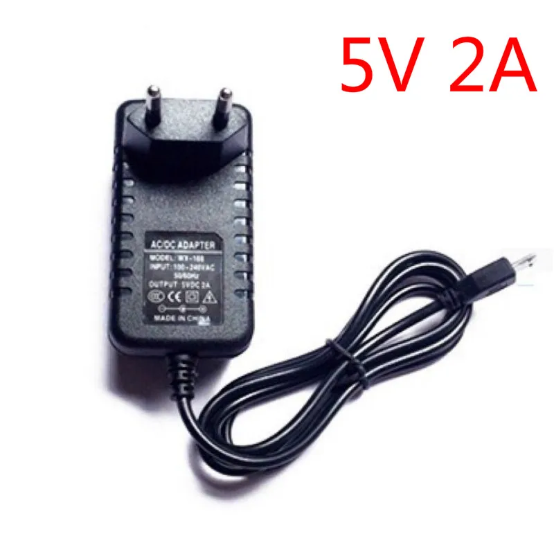 NEW 5V2A AC 100V-240V Converter Adapter DC 5V 2A 2000mA Power Supply EU Plug 5.5mm x 2.1mm for Switch Home