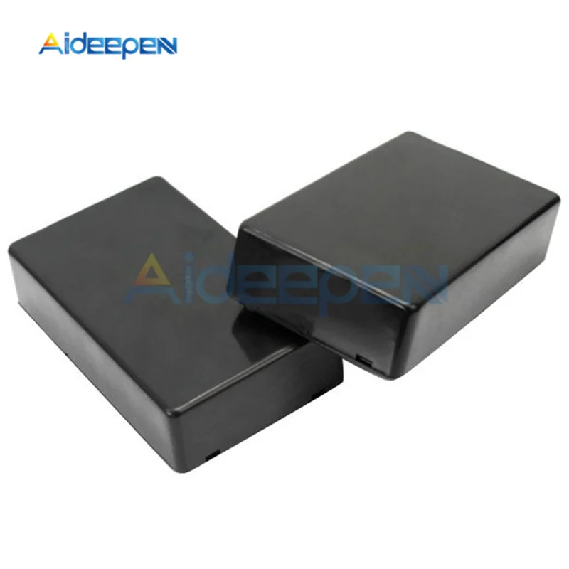 1Pcs ABS DIY Plastic Waterproof Cover Electronic Project Box Case Enclosure Instrument 100x60x25mm Black