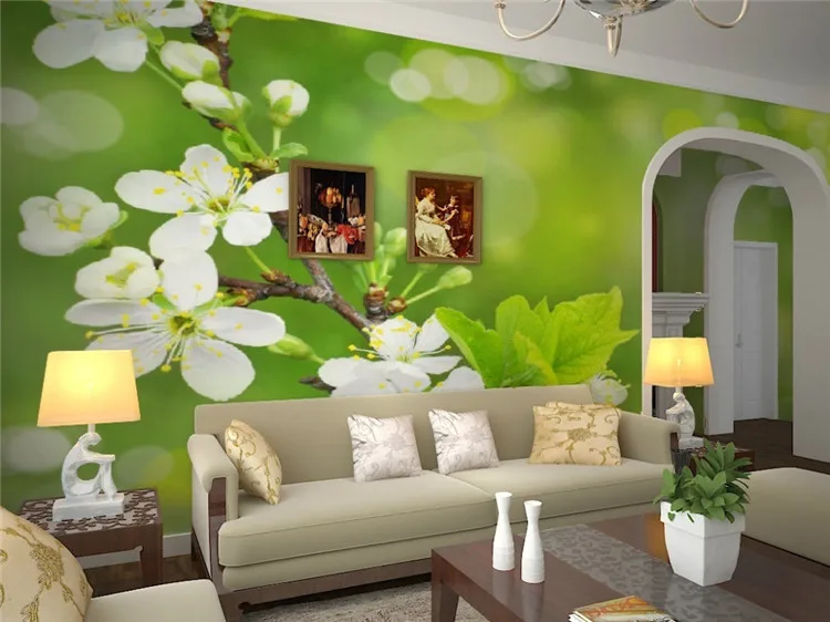 Modern Simple Flower Mural 3D Wallpaper Living Room Bedroom Dining Room Cozy Design Interior Decor Wall Paper Papel De Parede 3D