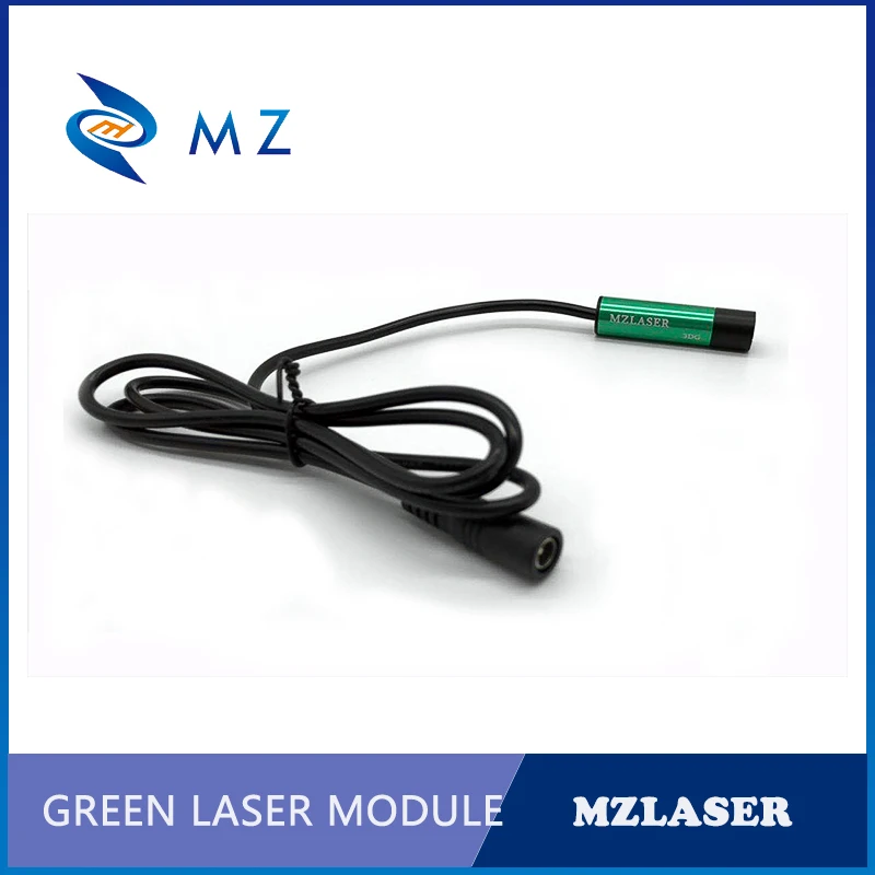 Modulo diodo laser punto verde con messa a fuoco regolabile industriale 520nm 5mw Vendita calda per varie applicazioni