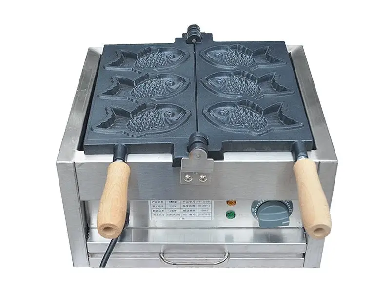 

Commercial Non-stick coating fish waffle maker Taiyaki machine Taiyaki Maker Fish Waffle Machine Fish Cake Baking Machine