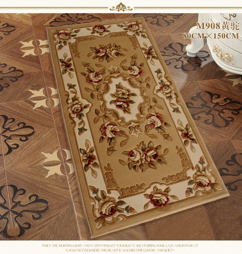 Corridor carpets  Runner Promotion rugs Luxury Whole Floral Large size Custom European carpet 100% wool mats Wool carpets