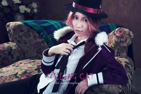 Anime Sakamaki Laito Cosplay Costume with hat 110