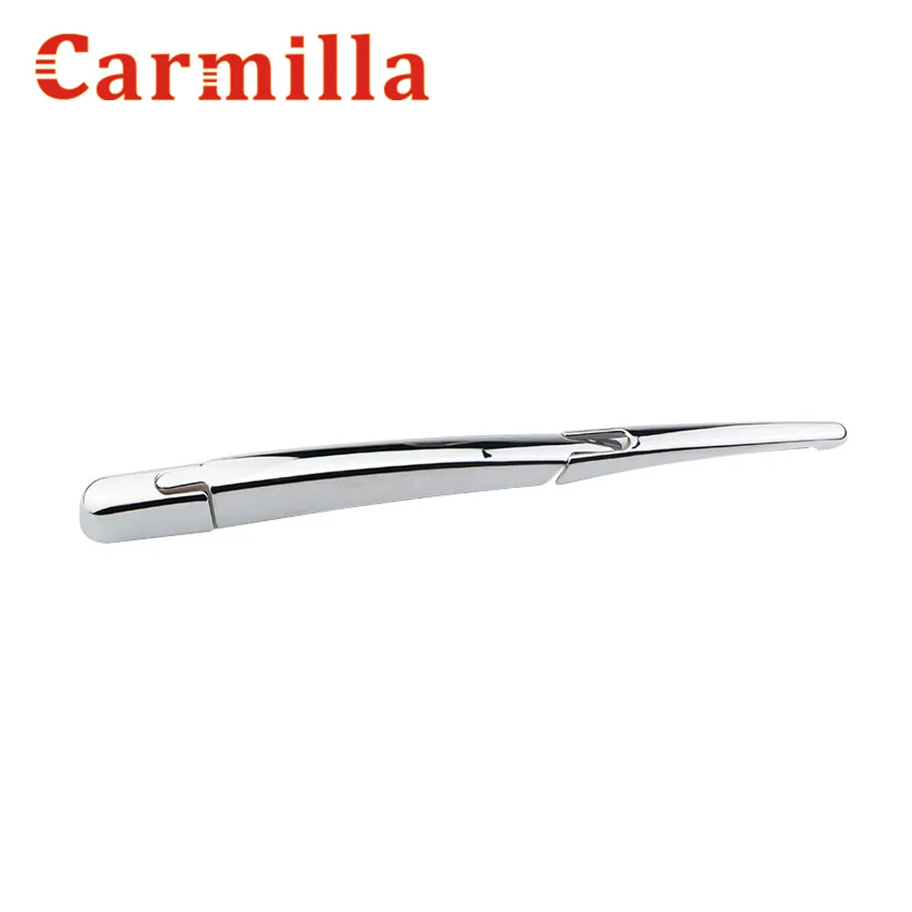 Carmilla Car Styling Chrome Rear Window Wiper Arm Blade Cover Trim Sticker Accessories for Nissan Qashqai 2014 2015 2016 2017