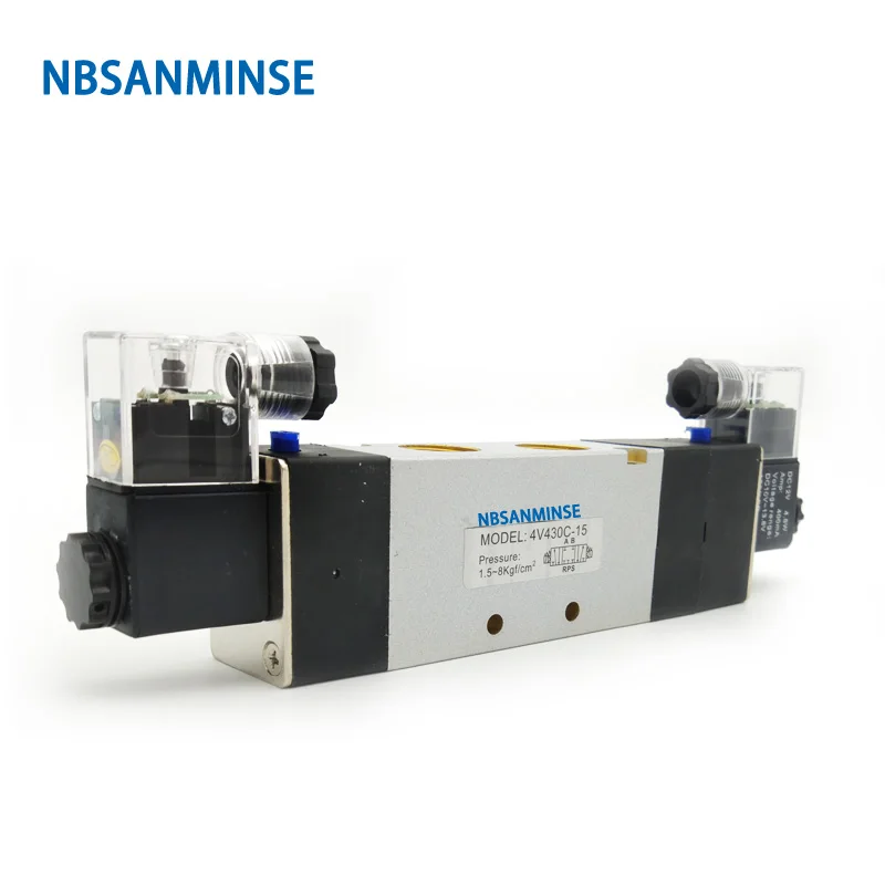 

NBSANMINSE 4V410 4V420 4V430 G Thread 1/2 4V series Solenoid Valve Electromagnetic Valve AirTac Type Solenoid Valve