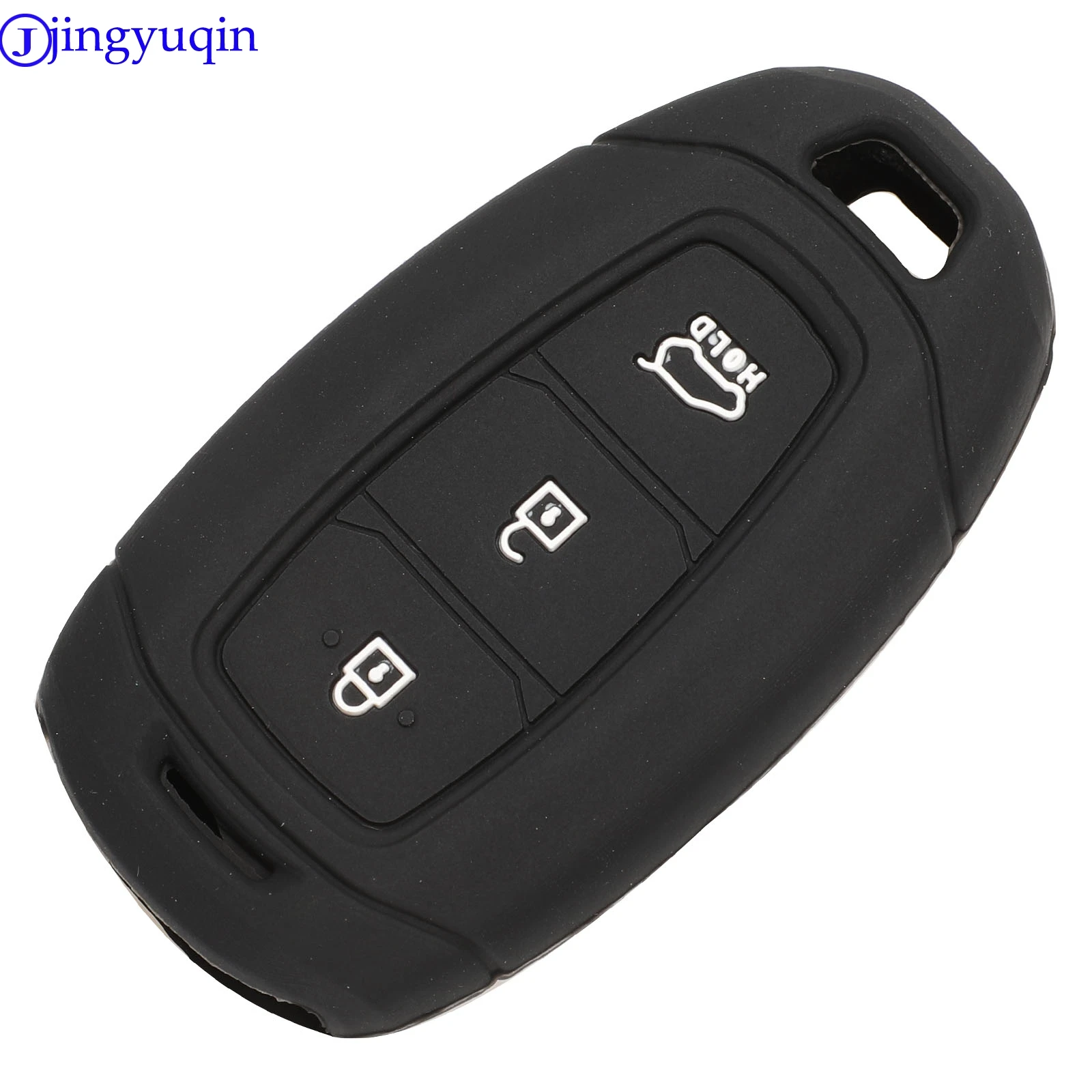 jingyuqin Remote Key Silicone Cover Case Fob For Hyundai i30 Ix35 Solaris Azera Elantra Grandeur Ig Accent Santa Fe Palisade